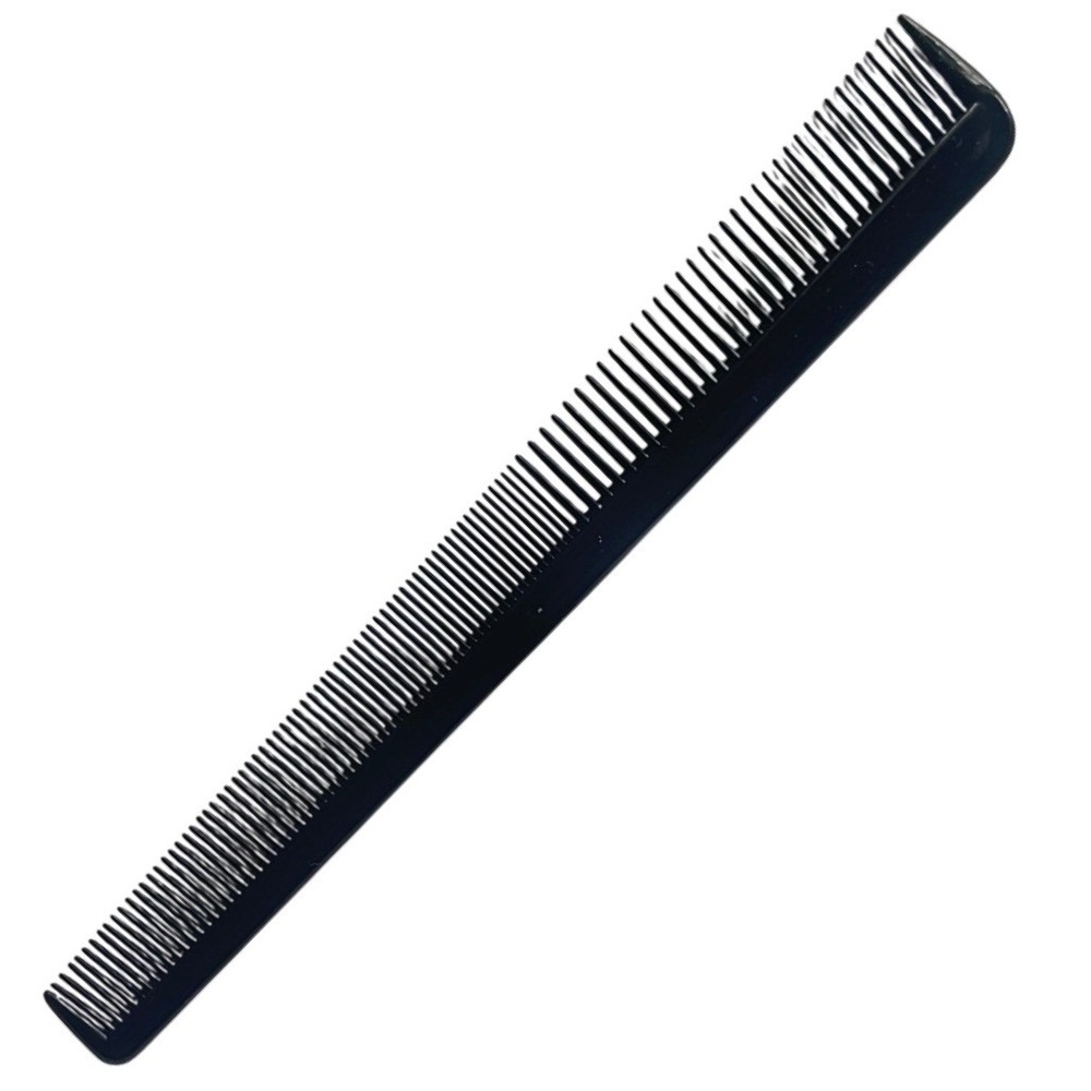 Vintage Ace 7" Hair Comb Hard plastic Black barber Comb Unbreakable